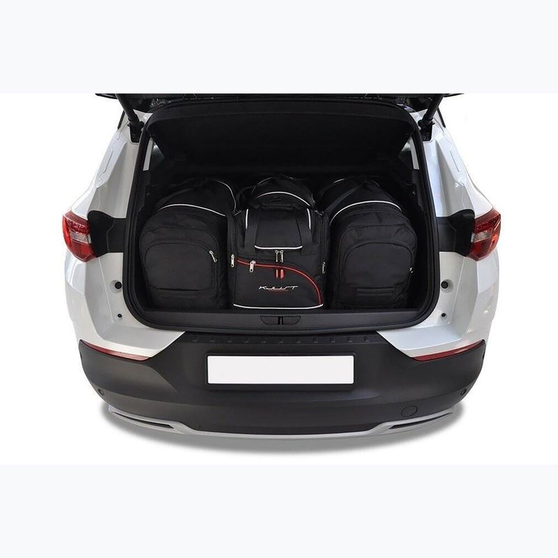 Trunk bag set KJUST Opel Grandland X Phev 2019+ 4 pcs. black 12