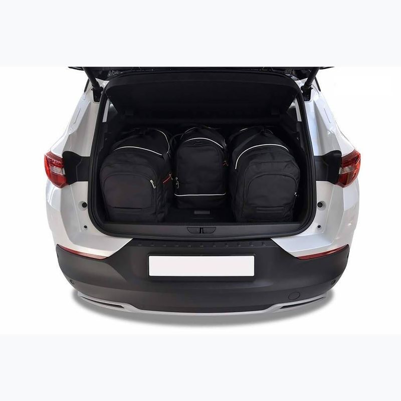 Trunk bag set KJUST Opel Grandland X Phev 2019+ 4 pcs. black 12