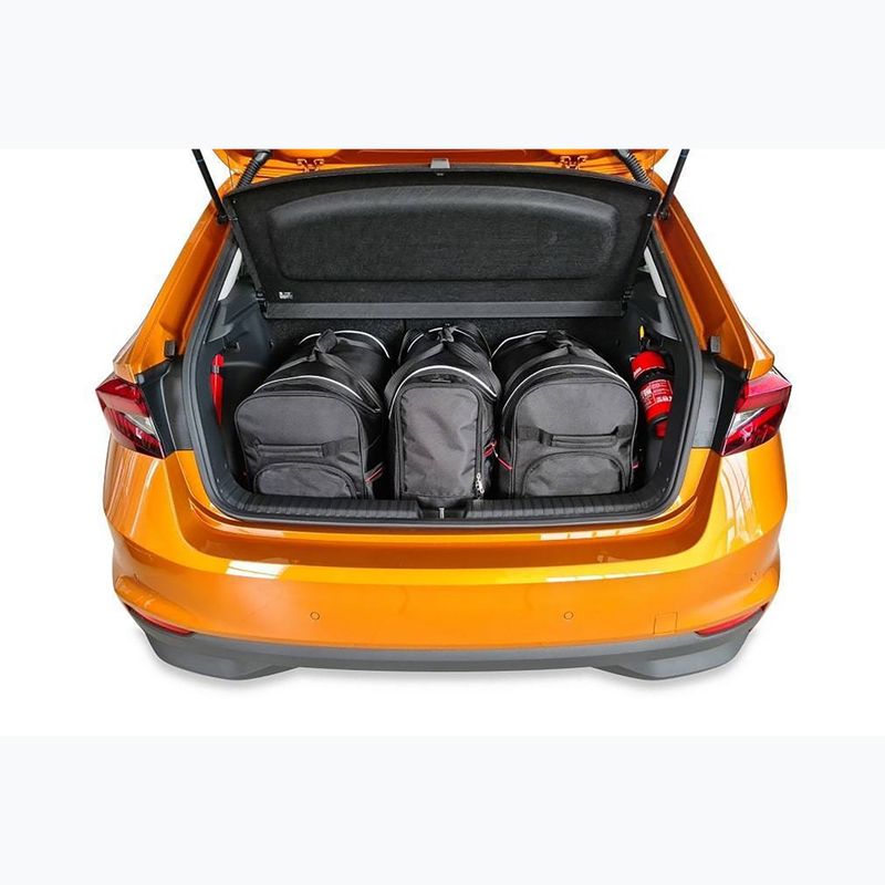 Trunk bag set KJUST Skoda Fabia Hatchback 2021+ 3 pcs. black 12