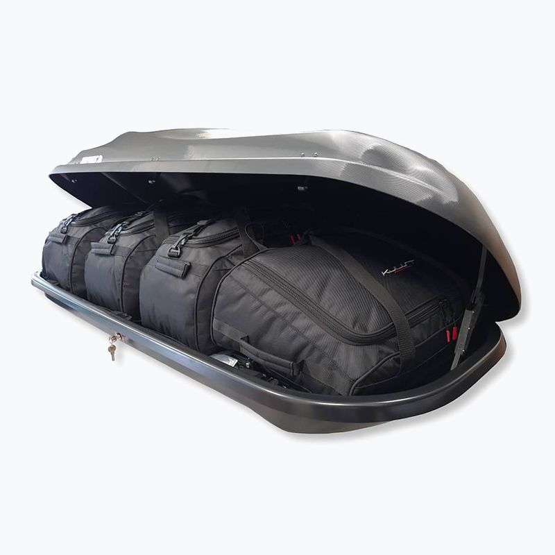 KJUST Menabo Mania 460 roof box bag set 4 pcs. black 2
