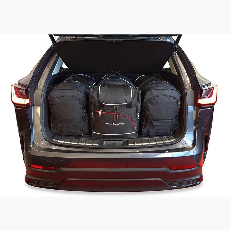 KJUST Lexus Nx Phev 2021+ 4 luggage compartment bag set black. 14
