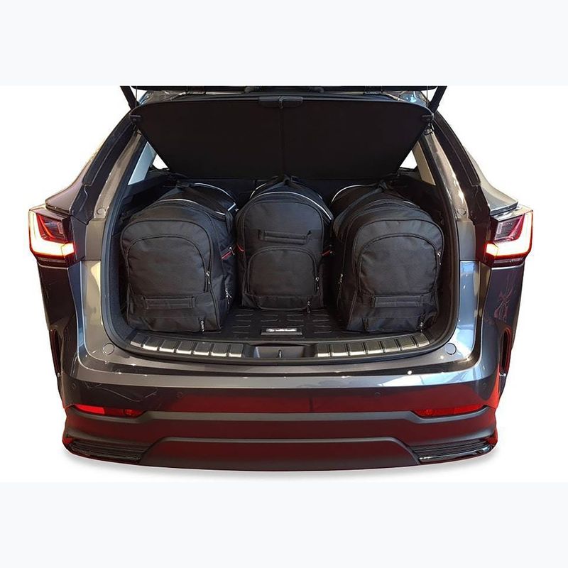 KJUST Lexus Nx Phev 2021+ 4 luggage compartment bag set black. 15