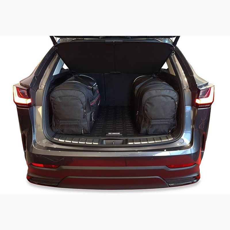 KJUST Lexus Nx Phev 2021+ 4 luggage compartment bag set black. 16