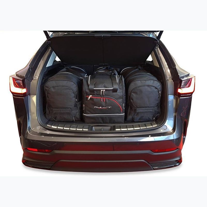 KJUST Lexus Nx Hybrid 2021+ 4 luggage compartment bag set black. 13