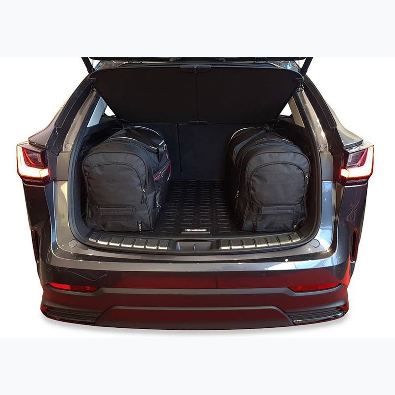 KJUST Lexus Nx Hybrid 2021+ 4 luggage compartment bag set black. 15