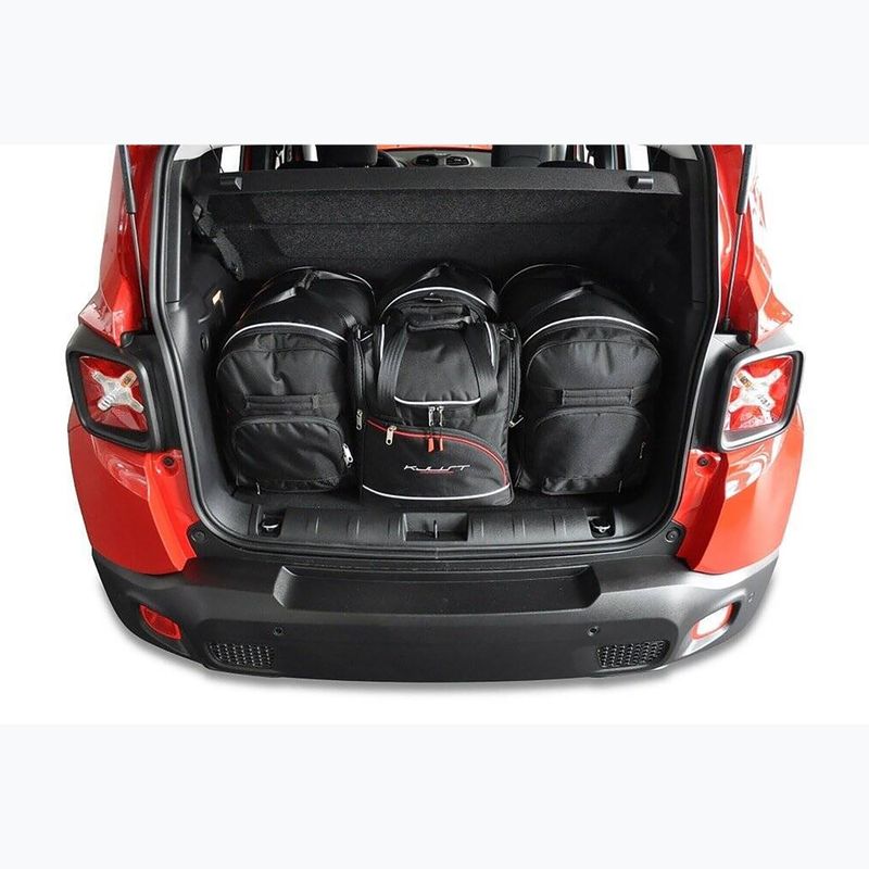 Trunk bag set KJUST Jeep Renegade MHEV 2022+ 4 pcs black 15