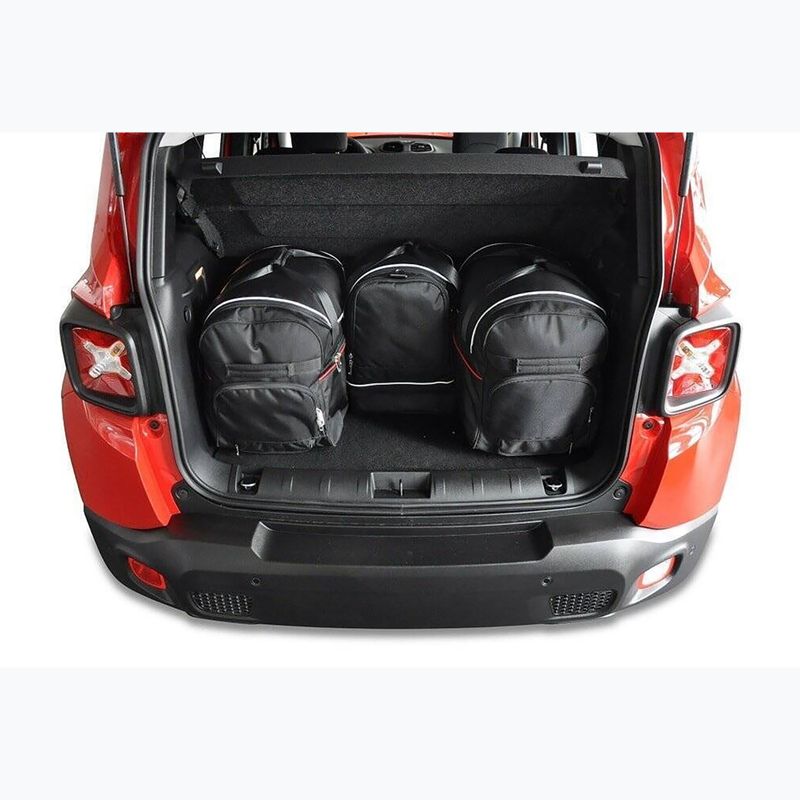 Trunk bag set KJUST Jeep Renegade MHEV 2022+ 4 pcs black 16