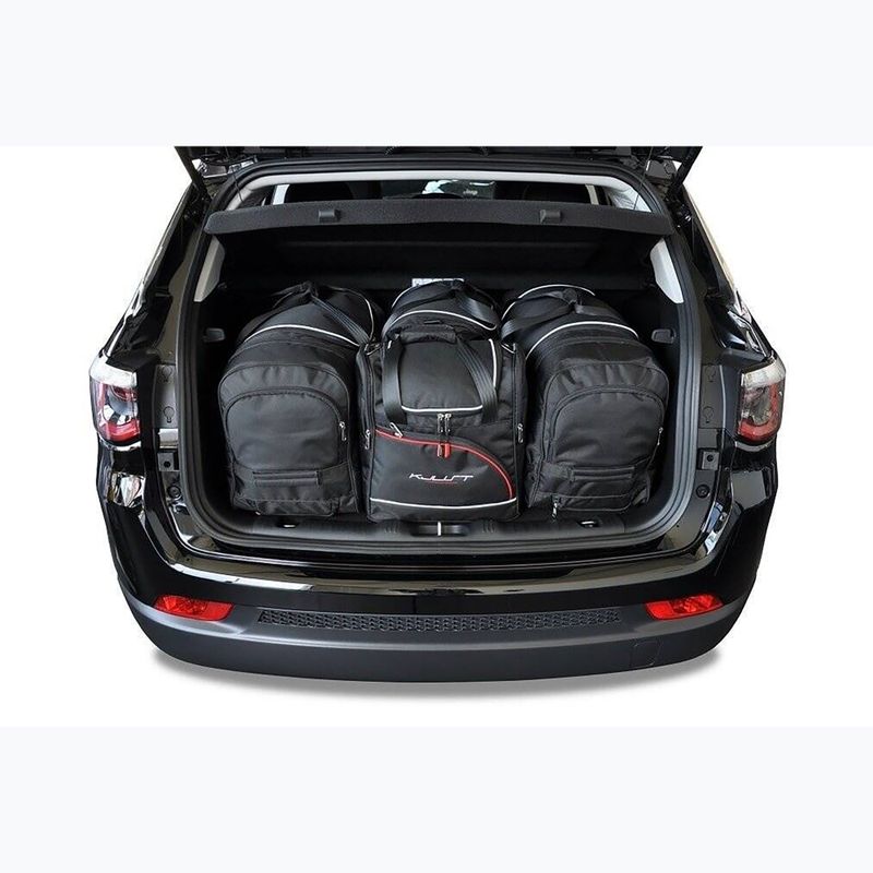 Trunk bag set KJUST Jeep Compass Phev 2020+ 4 pcs black 17