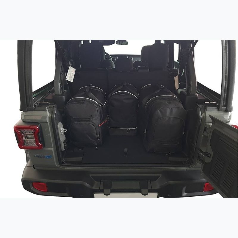 Trunk bag set KJUST Jeep Wrangler Phev 2021+ 4 pcs black 17
