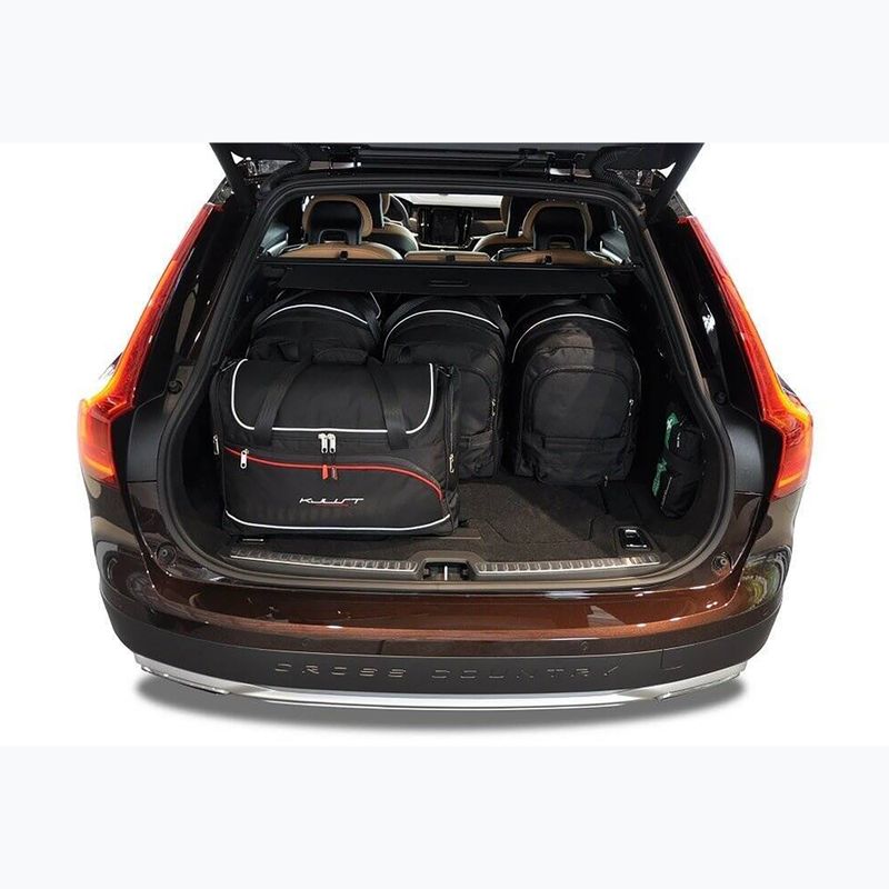 Trunk bag set KJUST Volvo V90 Cross Country 2016+ 5 pcs. black 18