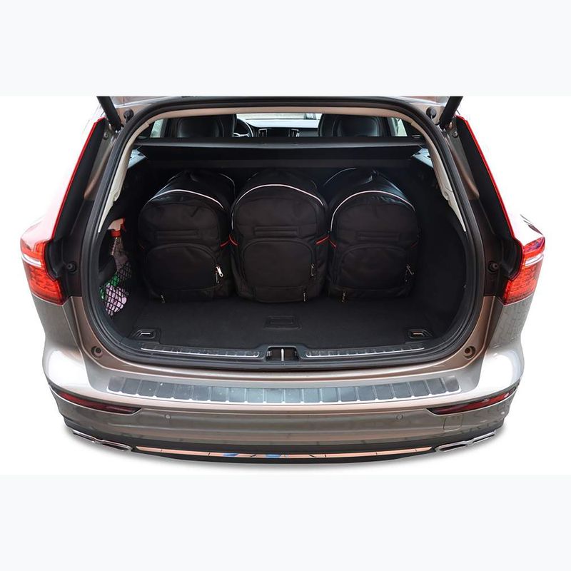 Trunk bag set KJUST Volvo V60 PHEV 2019+ 5 pcs. black 18