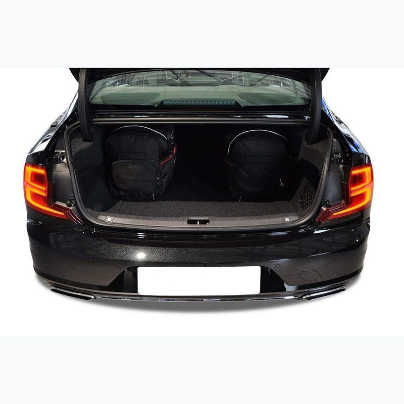 Trunk bag set KJUST Volvo S90 HEV 2016+ 5 pcs. black 18
