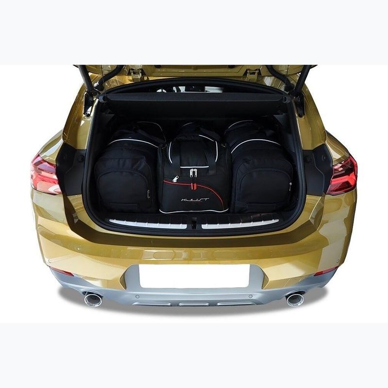Trunk bag set KJUST BMW X2 Phev 2017+ 4 pcs black 14