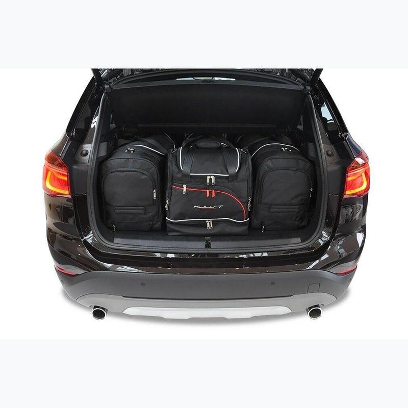 Trunk bag set KJUST BMW X1 Phev 2015+ 4 pcs black 13