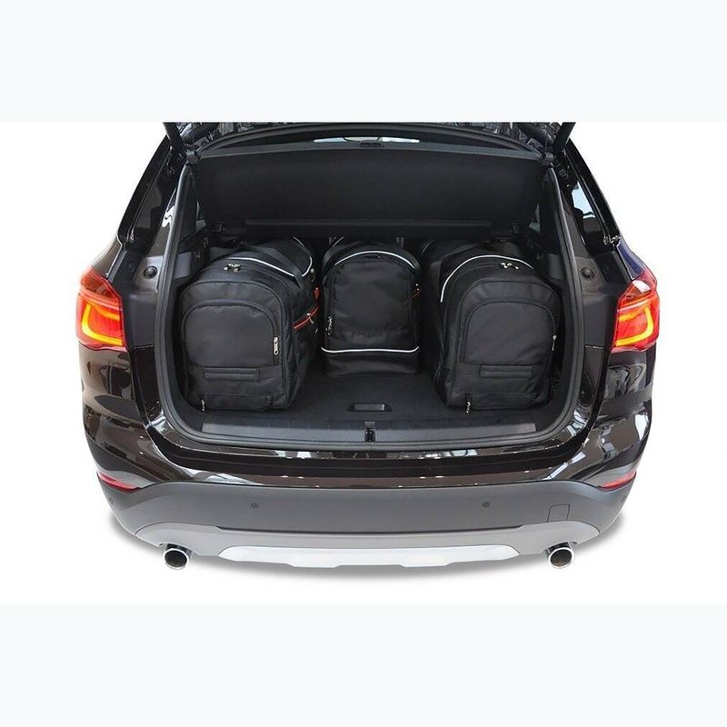 Trunk bag set KJUST BMW X1 Phev 2015+ 4 pcs black 14