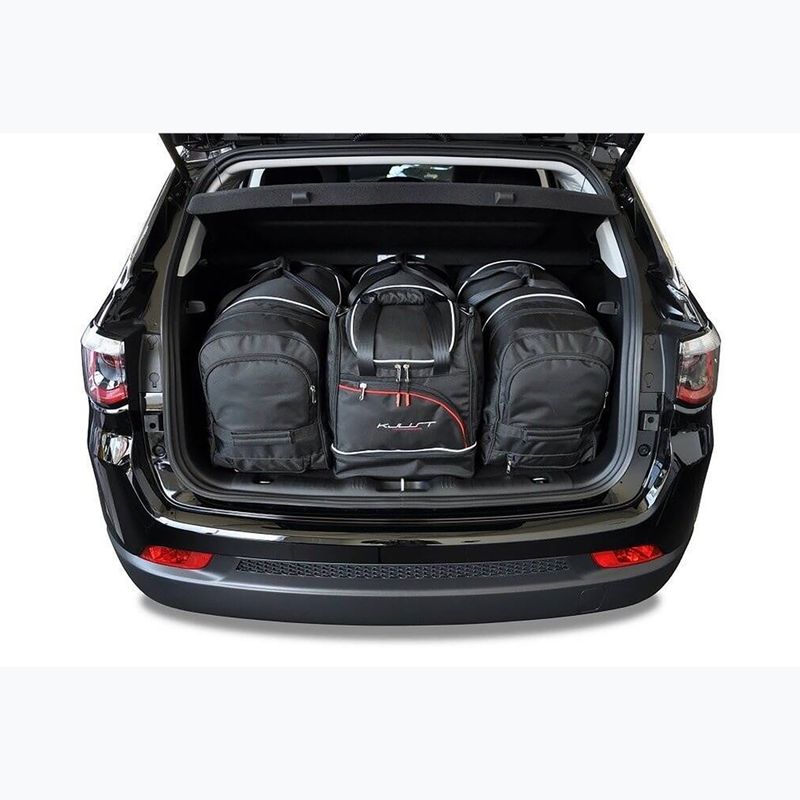 Trunk bag set KJUST Jeep Compass Mhev 2022+ 4 pcs black 15