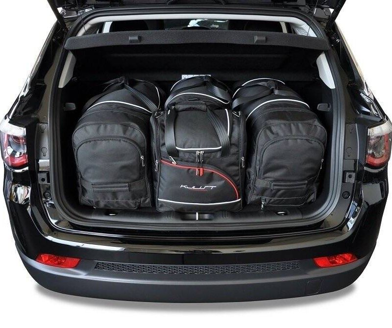 Trunk bag set KJUST Jeep Compass Mhev 2022+ 4 pcs black 17