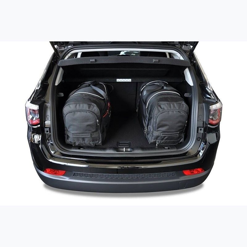 Trunk bag set KJUST Jeep Compass Mhev 2022+ 4 pcs black 19