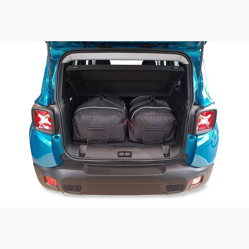 Trunk bag set KJUST Jeep Renegade Phev 2020+ 2 pcs black 8