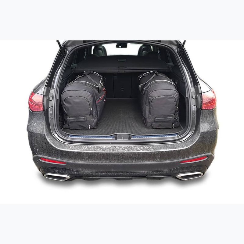 KJUST Mercedes-Benz GLC MHEV boot bag set 2022+ 4 pcs. black 15