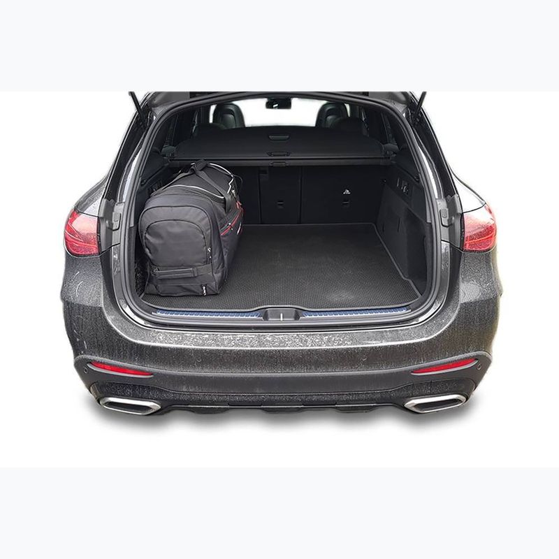 KJUST Mercedes-Benz GLC MHEV boot bag set 2022+ 4 pcs. black 16