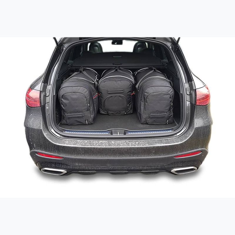KJUST Mercedes-Benz GLC 2022+ luggage compartment bag set 4 pcs. black 14