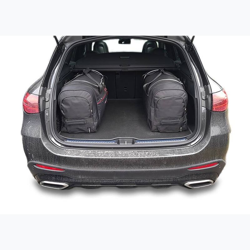 KJUST Mercedes-Benz GLC 2022+ luggage compartment bag set 4 pcs. black 15