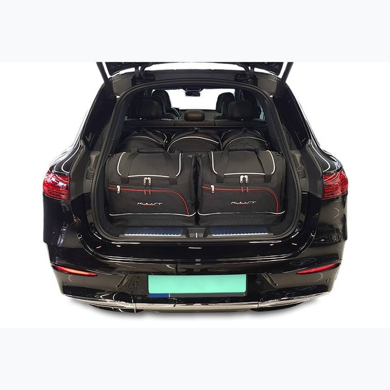 KJUST Mercedes-Benz EQS Suv 2022+ luggage compartment bag set 5 pcs. black 13