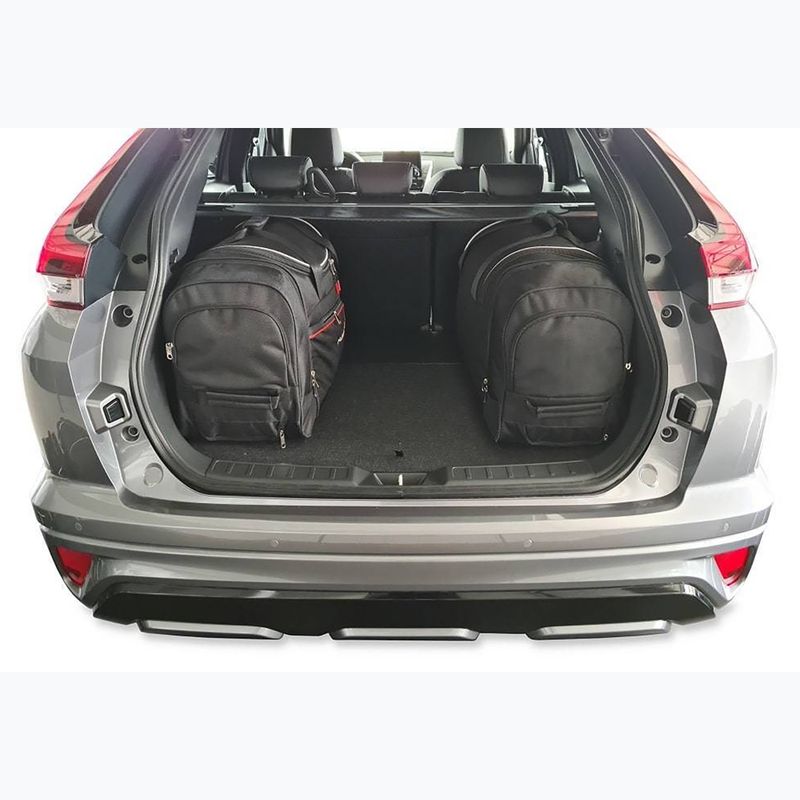 KJUST Mitsubishi Eclipse Cross PHEV boot bag set 2021+ 4 pcs black. 13