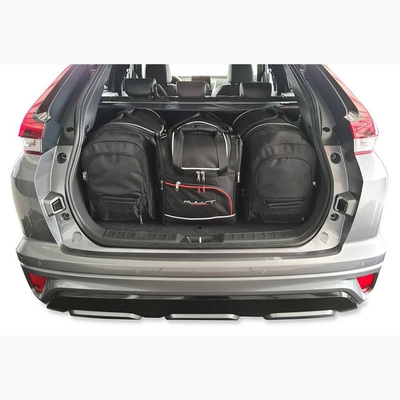 KJUST Mitsubishi Eclipse Cross PHEV boot bag set 2021+ 4 pcs black. 13