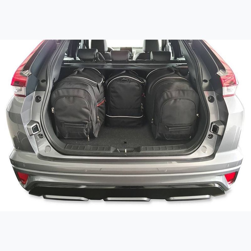 KJUST Mitsubishi Eclipse Cross PHEV boot bag set 2021+ 4 pcs black. 14