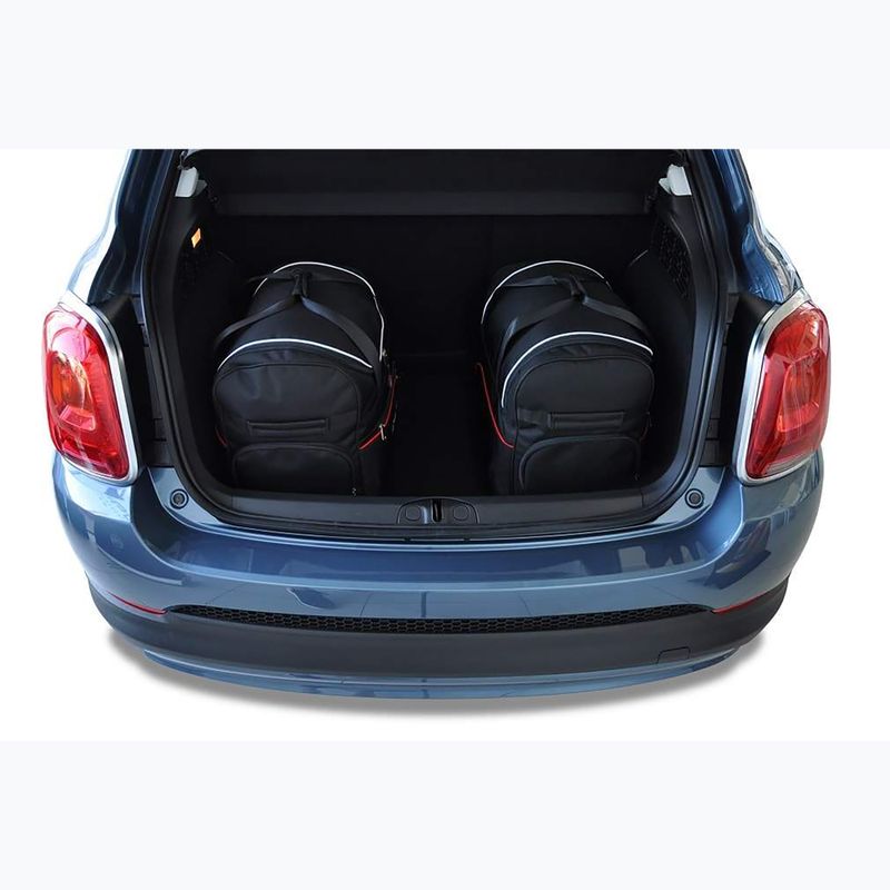 Trunk bag set KJUST Fiat 500X MHEV 2022+ 3 pcs black 15