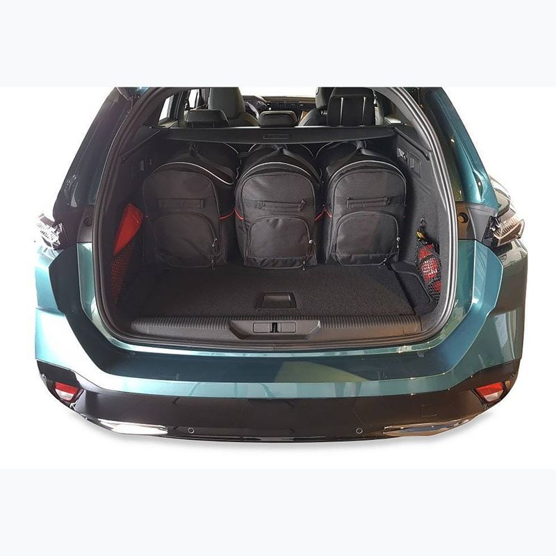 Trunk bag set KJUST Peugeot 308 SW 2021+ 5 pcs. black 15