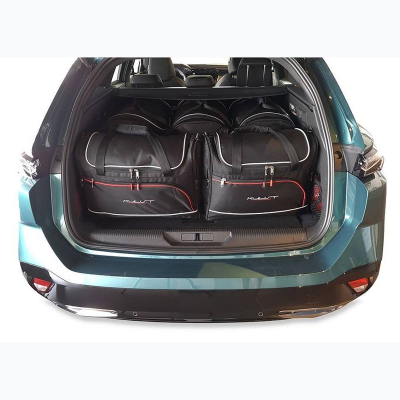 Trunk bag set KJUST Peugeot 308 SW PHEV 2021+ 5 pcs. black 13