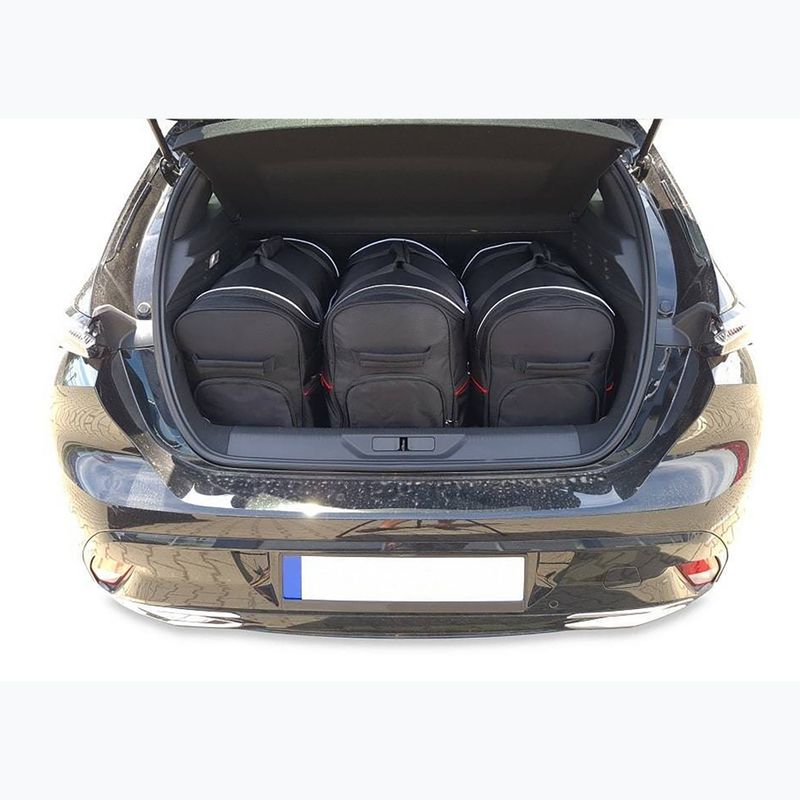 Trunk bag set KJUST Peugeot 308 Hatchback PHEV 2021+ 3 pcs. black 11
