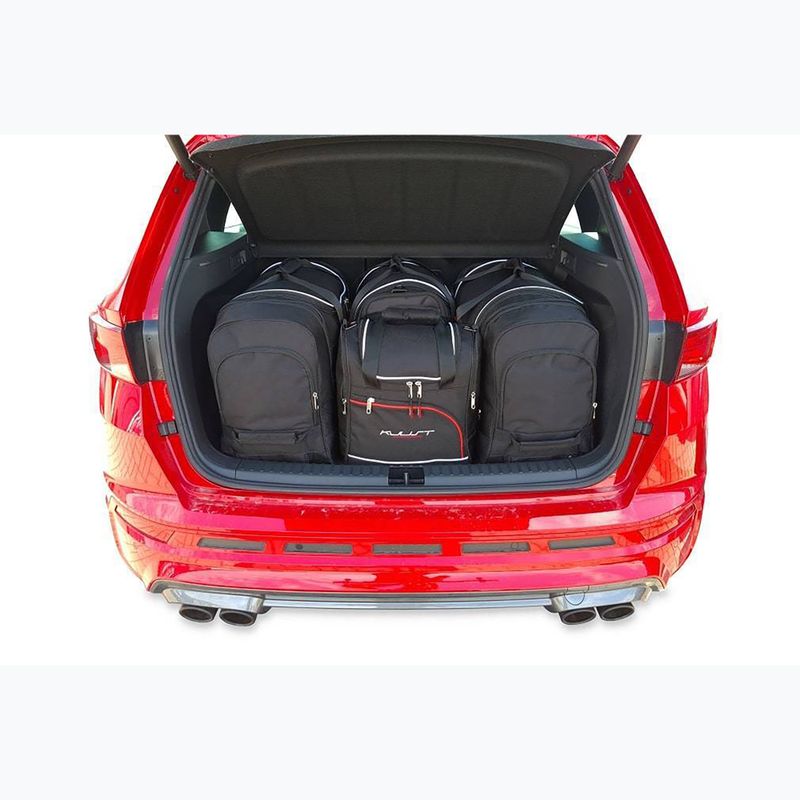 KJUST Cupra Ateca 2018+ aero 4 piece trunk bag set black 20
