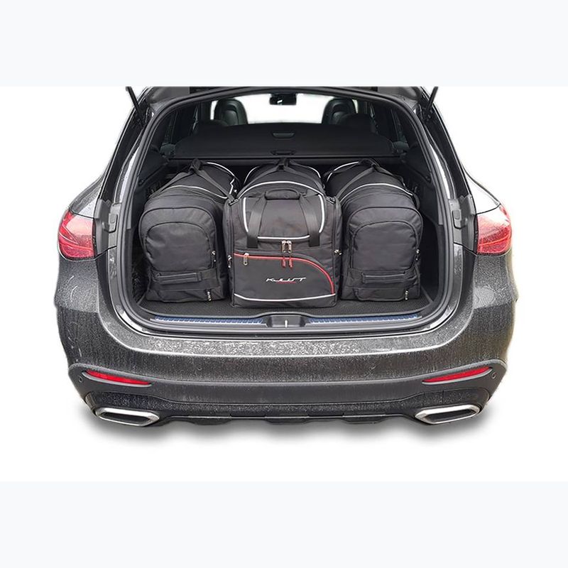 KJUST Mercedes-Benz GLC PHEV luggage compartment bag set 2022+ 4 pcs. black 13