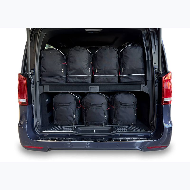 KJUST Mercedes-Benz EQV Long 2020+ luggage compartment bag set 7 pcs. black 11