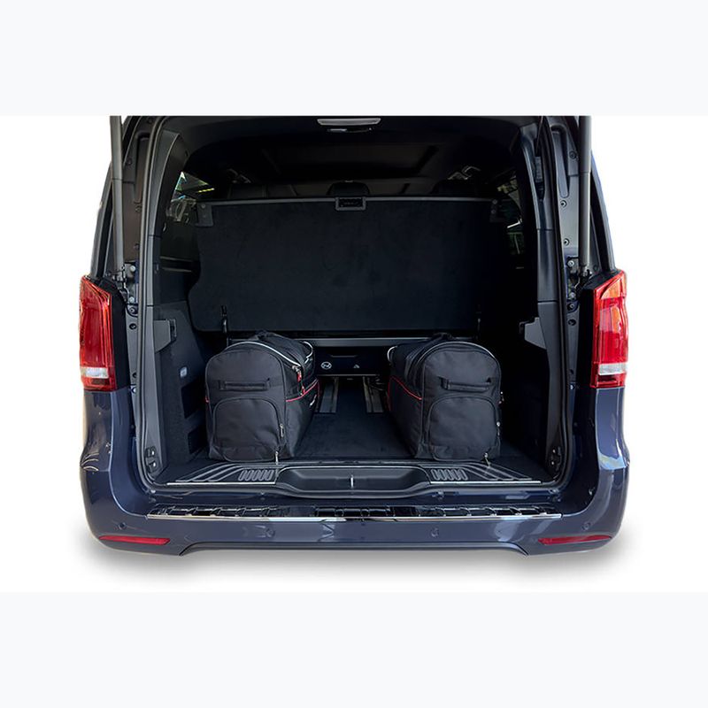 KJUST Mercedes-Benz EQV Long 2020+ luggage compartment bag set 7 pcs. black 15