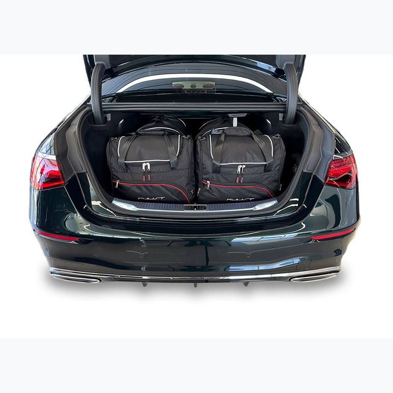 KJUST Mercedes-Benz S Long 2020+ luggage compartment bag set 4 pcs. black 12