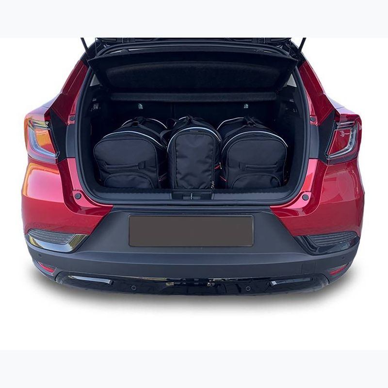 KJUST Mitsubishi ASX MHEV boot bag set 2023+ 3 pcs black. 12