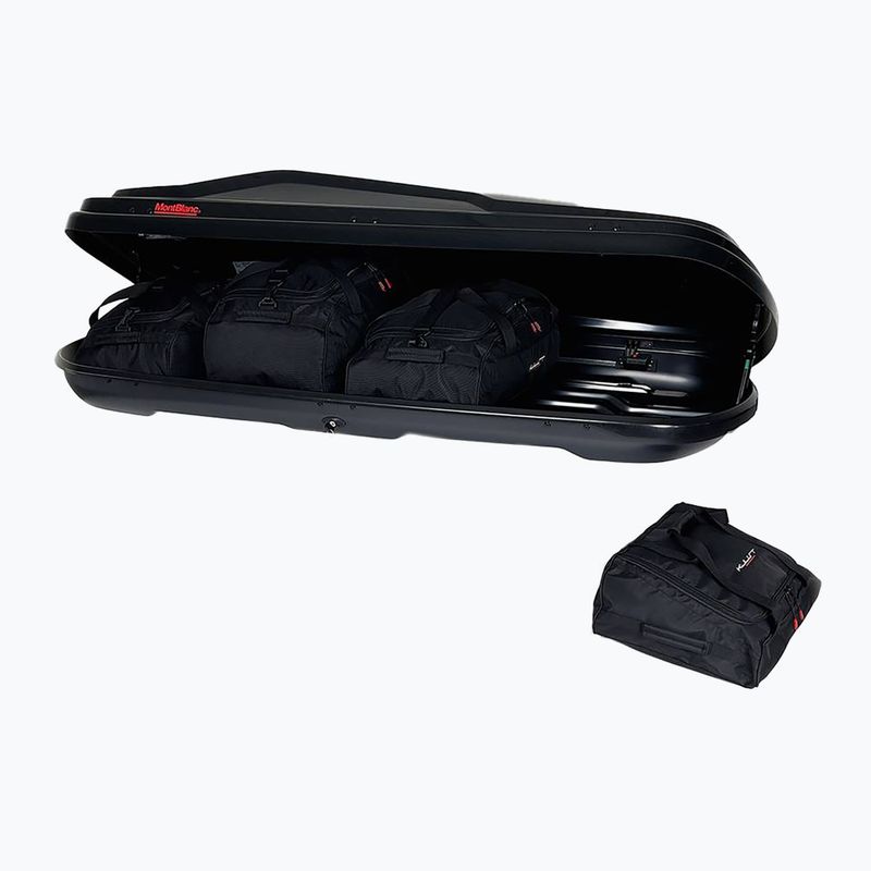 KJUST Montblanc Altitude 350 roof box bag set 4 pcs. black 2