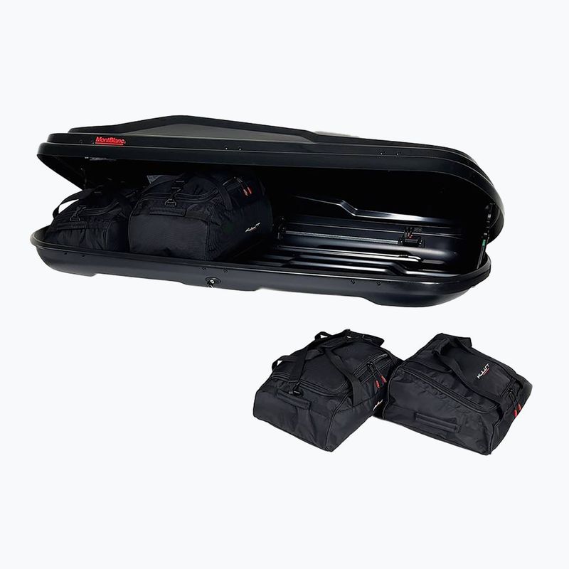 KJUST Montblanc Altitude 350 roof box bag set 4 pcs. black 3