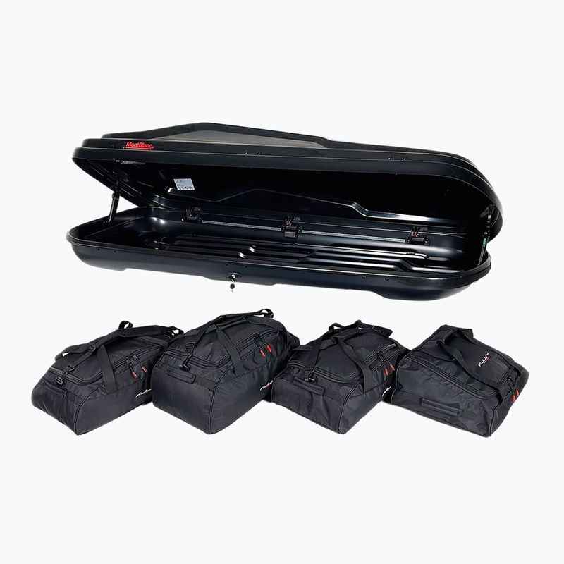 KJUST Montblanc Altitude 350 roof box bag set 4 pcs. black 5