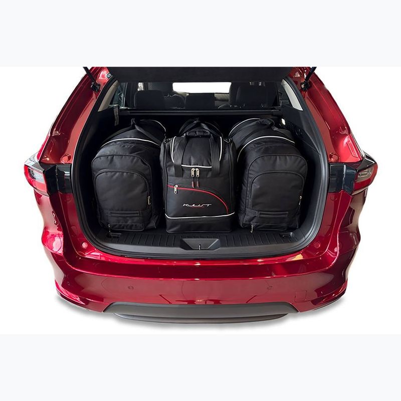 KJUST Mazda CX-60 PHEV boot bag set 2022+ 4 pcs black. 12