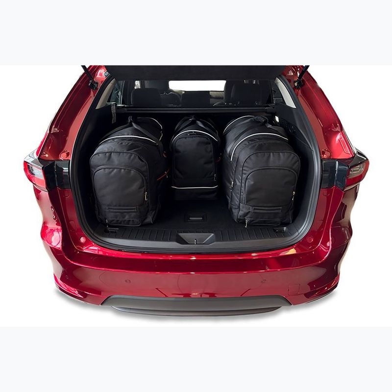 KJUST Mazda CX-60 PHEV boot bag set 2022+ 4 pcs black. 13