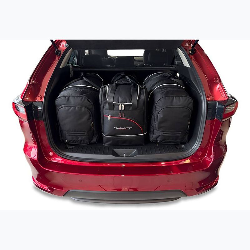 KJUST Mazda CX-60 HEV 2022+ luggage compartment bag set 4 pcs black. 11