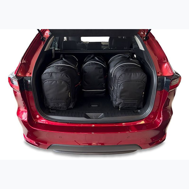 KJUST Mazda CX-60 HEV 2022+ luggage compartment bag set 4 pcs black. 12