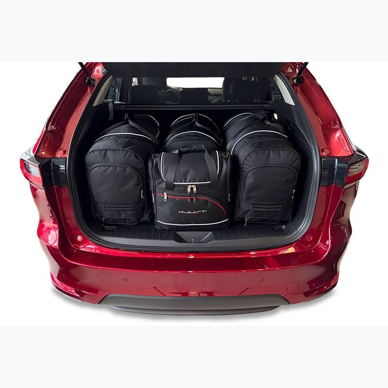 KJUST Mazda CX-60 PHEV boot bag set 2022+ 4 pcs black. 12