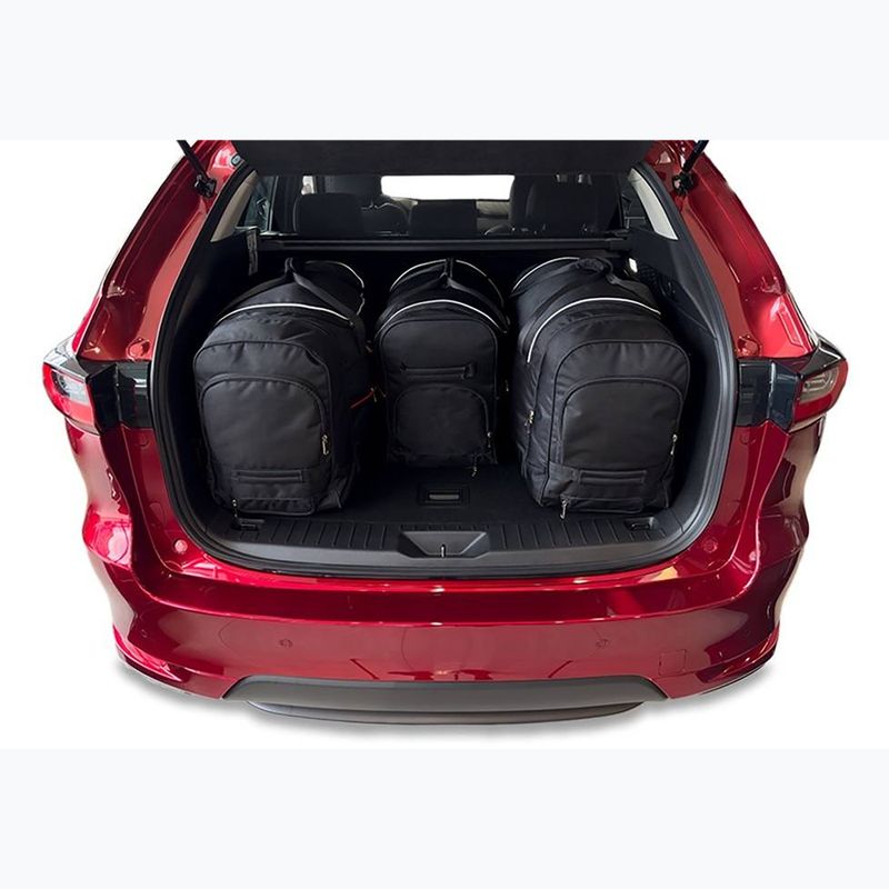 KJUST Mazda CX-60 PHEV boot bag set 2022+ 4 pcs black. 13